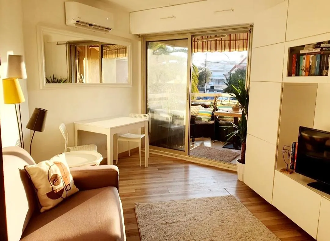 Bel Appartement A 50M De La Plage, 2 Pieces Climatisees, Parking Prive Antibes